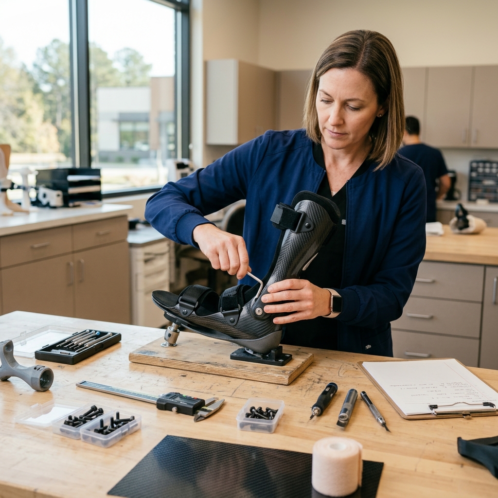 Arbeit in der Orthopädietechnik
